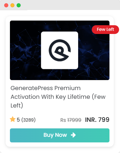 GeneratePress Offer At Theme9